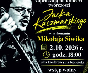 Recital piosenek Jacka Kaczmarskiego - plakat
